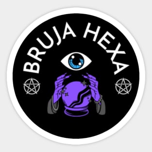 Bruja Hexa Logo Sticker